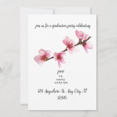 Glauben Sie an Ihren Träume Abschluss Einladung (Rückseite)