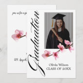 Glauben Sie an Ihren Träume Abschluss Einladung (Vorne/Hinten)