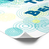 Glauben Sie an inspirierendes Art Poster (Ecke)