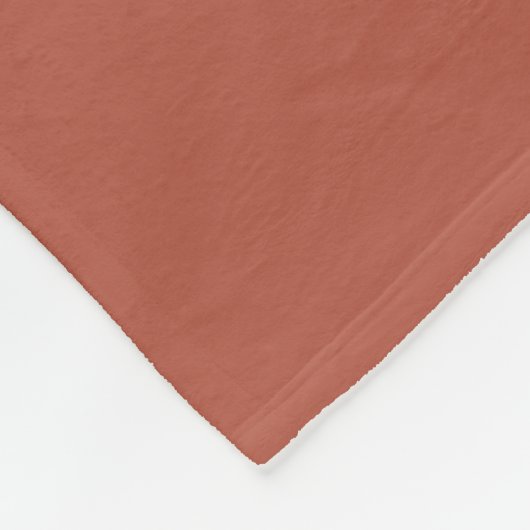 Glauben Sie an Magic Terracotta Fleece Blanket (Ecke)