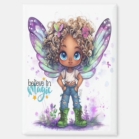 Glauben Sie an Magie Fairy Magnet (Vorderseite)