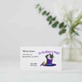 Glauben Sie an Magie Visitenkarte (Stehend Vorderseite)