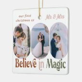 Glauben Sie an magische gerundete Lozenge-Fotos je Keramikornament (Links)