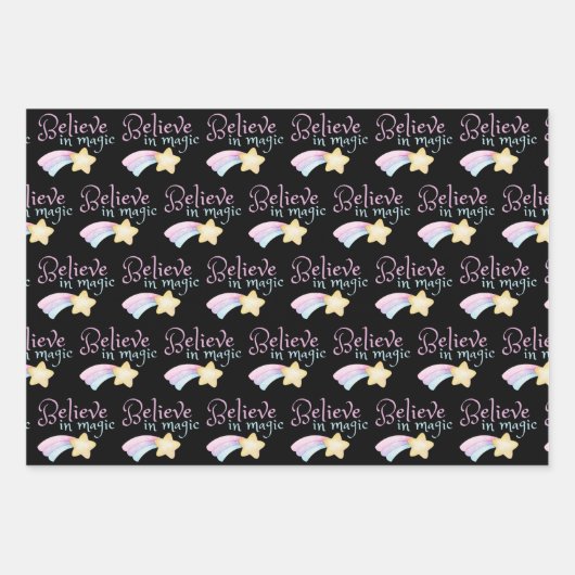Glauben Sie an magische Papierblätter Geschenkpapier Set (Vorderseite 2)
