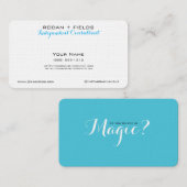 Glauben Sie an magische Visitenkarte (Vorne/Hinten)