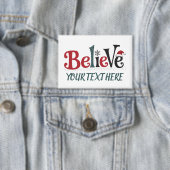 Glauben Sie an personalisierte Weihnachtsfeier Fam Button (Insitu)