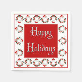 Glauben Sie an Santa Style 2-Paper Napkins Serviette (Vorderseite)
