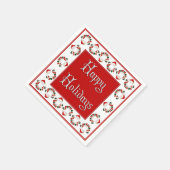 Glauben Sie an Santa Style 2-Paper Napkins Serviette (Ecke)