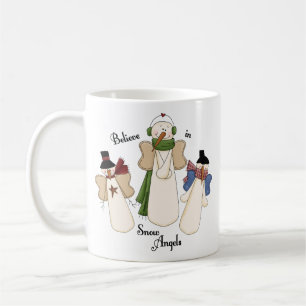 Glauben Sie an Schnee-Engel Kaffeetasse