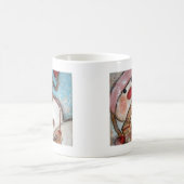 Glauben Sie an Schneemänner Kaffeetasse (Mittel)