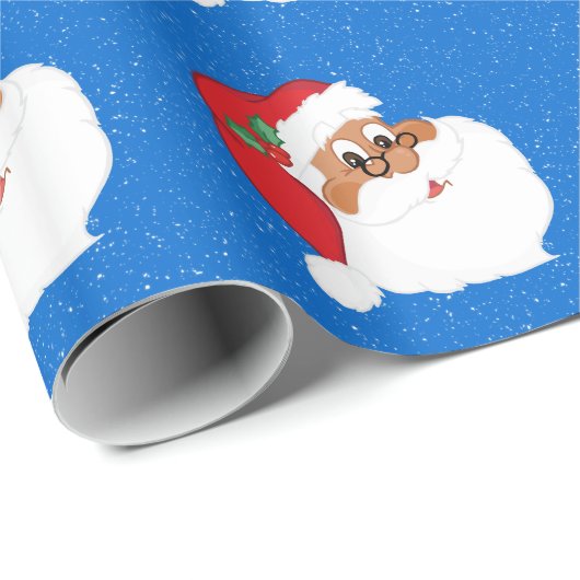 Glauben Sie an schwarzen Weihnachtsmann? Geschenkpapier (Rolleneckpunkt)