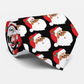 Glauben Sie an schwarzen Weihnachtsmann? Krawatte (Gerollt)
