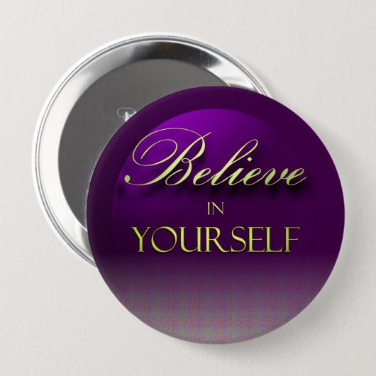 Glauben Sie an selbst Button (Vorne & Hinten)