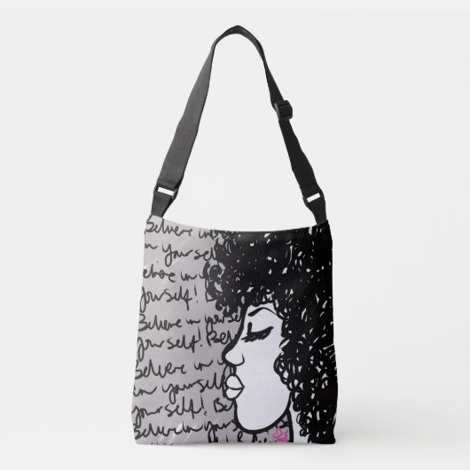 Glauben Sie an selbst Kreuz-Körper Tasche (Vorderseite)