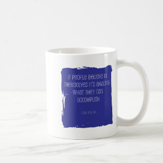 glauben Sie an selfmug Blaukopie Kaffeetasse