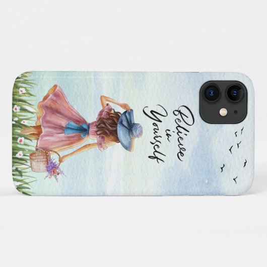 Glauben Sie an sich Case-Mate iPhone Hülle (Rückseite (Horizontal))