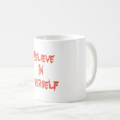 Glauben Sie an sich Kaffeetasse (VorderseiteRechts)