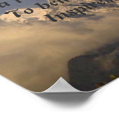 Glauben Sie an sich Poster (Ecke)