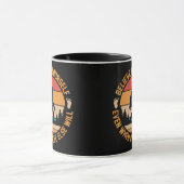 Glauben Sie an sich selbst Bigfoot Black Tasse (Zentrum)