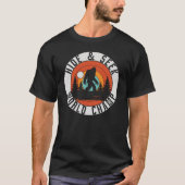 Glauben Sie an sich selbst Bigfoot Motivation Suns T-Shirt (Vorderseite)