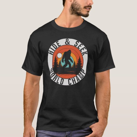 Glauben Sie an sich selbst Bigfoot Motivation Suns T-Shirt (Vorderseite)