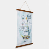 Glauben Sie an sich selbst, das Babyblanket indivi Wandteppich Mit Holzrahmen (Gewinkelt)