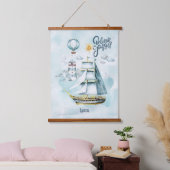 Glauben Sie an sich selbst, das Babyblanket indivi Wandteppich Mit Holzrahmen (Schlafzimmer)