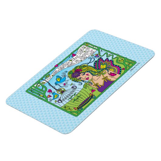 Glauben Sie an sich selbst_Flexible Magnet 6" x 4" (Linke Seite)