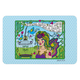 Glauben Sie an sich selbst_Flexible Magnet 6" x 4"