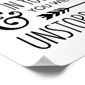 Glauben Sie an sich selbst Inspiration Poster (Ecke)