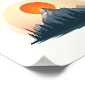 Glauben Sie an sich selbst - Motivierend Zitat Poster (Ecke)