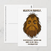 Glauben Sie an sich selbst - Postkarte (Vorne/Hinten)