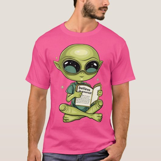 Glauben Sie an sich selbst Ufo T-Shirt (Vorderseite)