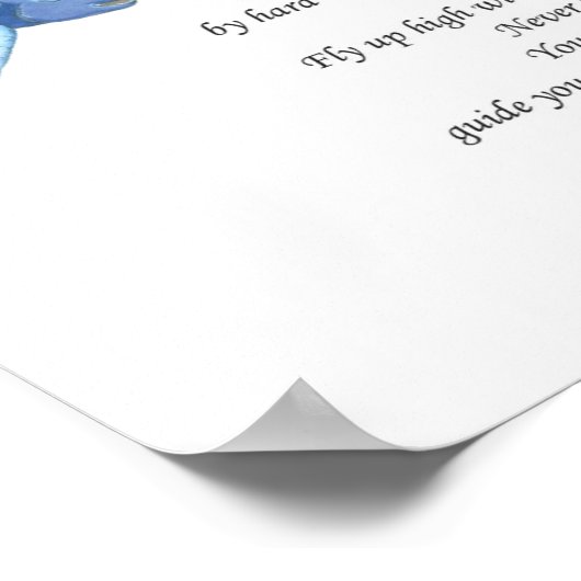 Glauben Sie an sich und Ihre Träume Poster (Ecke)