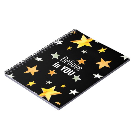 Glauben Sie an Sie - inspirierend Notizblock (Linke Seite)