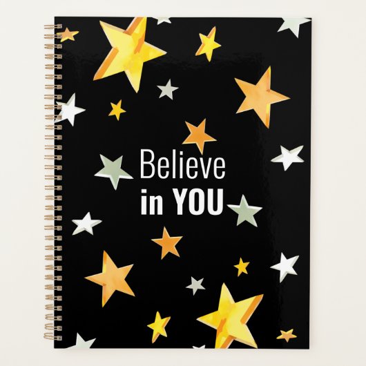 Glauben Sie an Sie - inspirierend Planer (Vorderseite)