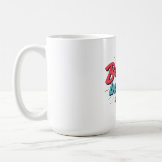 Glauben Sie an Sie Kaffeetasse (Links)