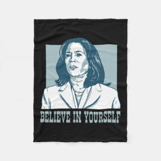 Glauben Sie an Sie selbst Kamala Harris für Präsid Fleecedecke