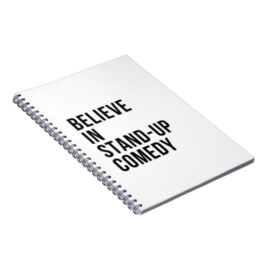 Glauben Sie an Stand-up-Comedy Notizblock (Rechte Seite)