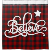 Glauben Sie an Sternduschvorhang Duschvorhang (Vorderseite)