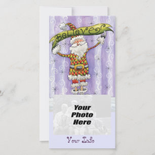Glauben Sie an Weihnachten Fotokarten