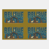 Glauben Sie an Weihnachten Geschenkpapier Set (Vorderseite 2)