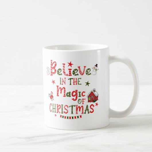 Glauben Sie an Weihnachten Kaffeetasse (Rechts)