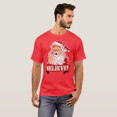 Glauben Sie an Weihnachtsmann T-Shirt (Vorne ganz)