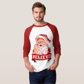 Glauben Sie an Weihnachtsmann T-Shirt (Vorne ganz)