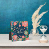 Glauben Sie an Wunder Blau und Rosa Fotoplatte (InSitu)