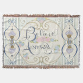 Glauben Sie auf jeden Fall werfen Blanket Decke (Vorderseite)