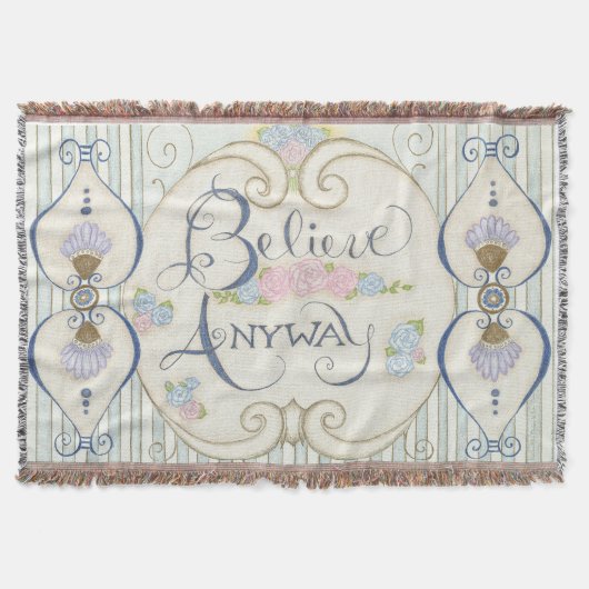 Glauben Sie auf jeden Fall werfen Blanket Decke (Vorderseite)