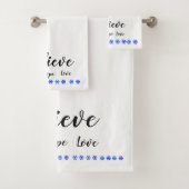 Glauben Sie Badhandtuch Set (Insitu)