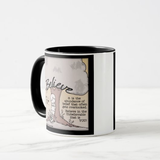 Glauben Sie Baum Tasse (Vorderseite Links)